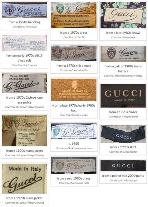 gucci woven label|vintage gucci labels.